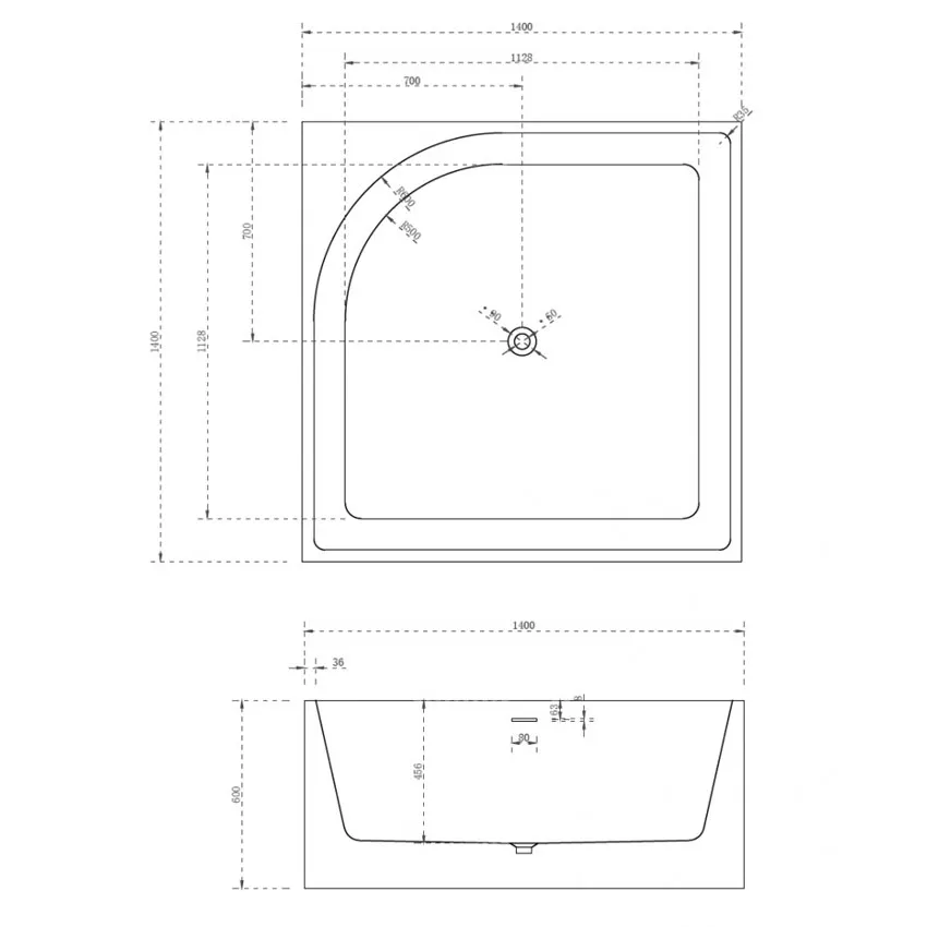 Ванна акриловая Abber AB9337 изображение