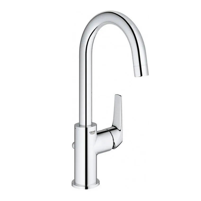 Смеситель для раковины Grohe BauFlow 23753000 с донным клапаном