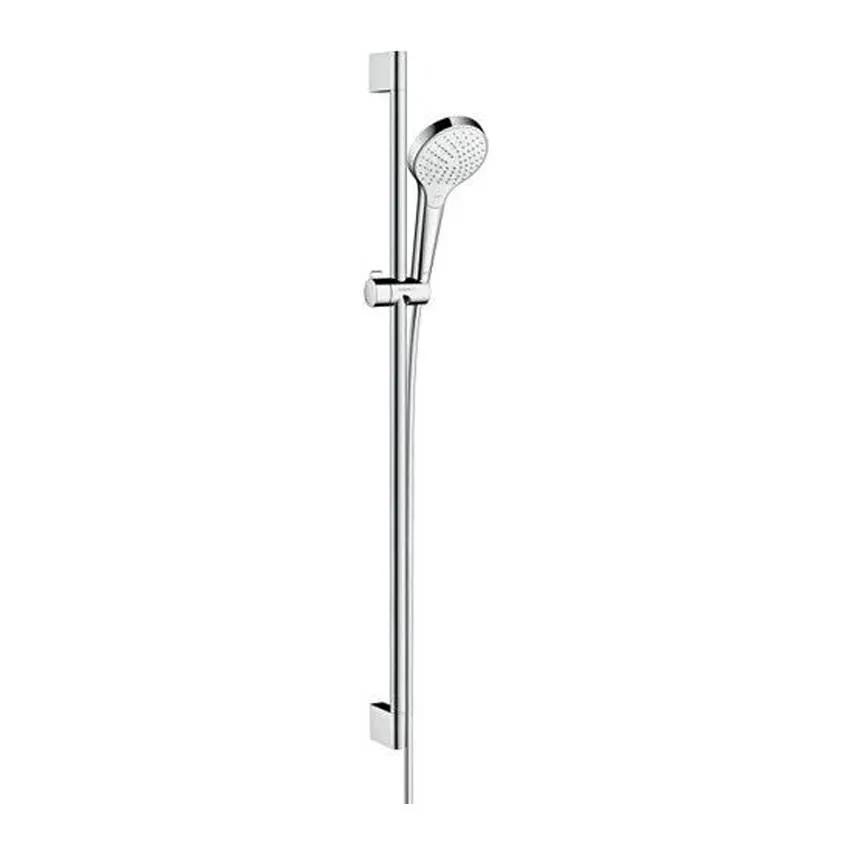 Душевой набор Hansgrohe Croma Select S Vario 26572400 со штангой 90 см, белый/хром