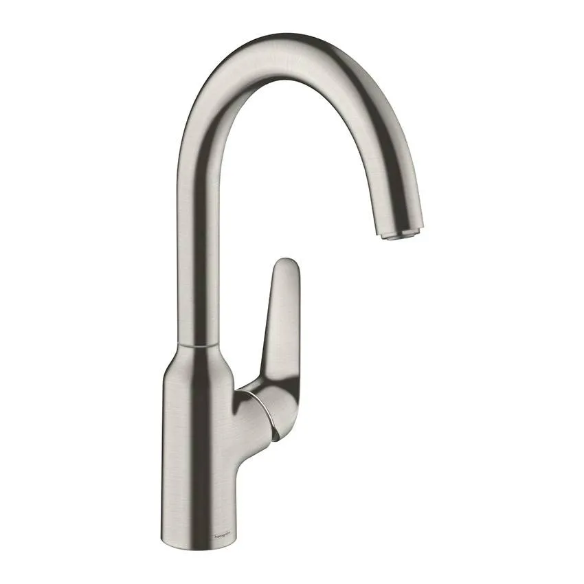 Смеситель для кухни Hansgrohe Focus M42 71802800, сталь