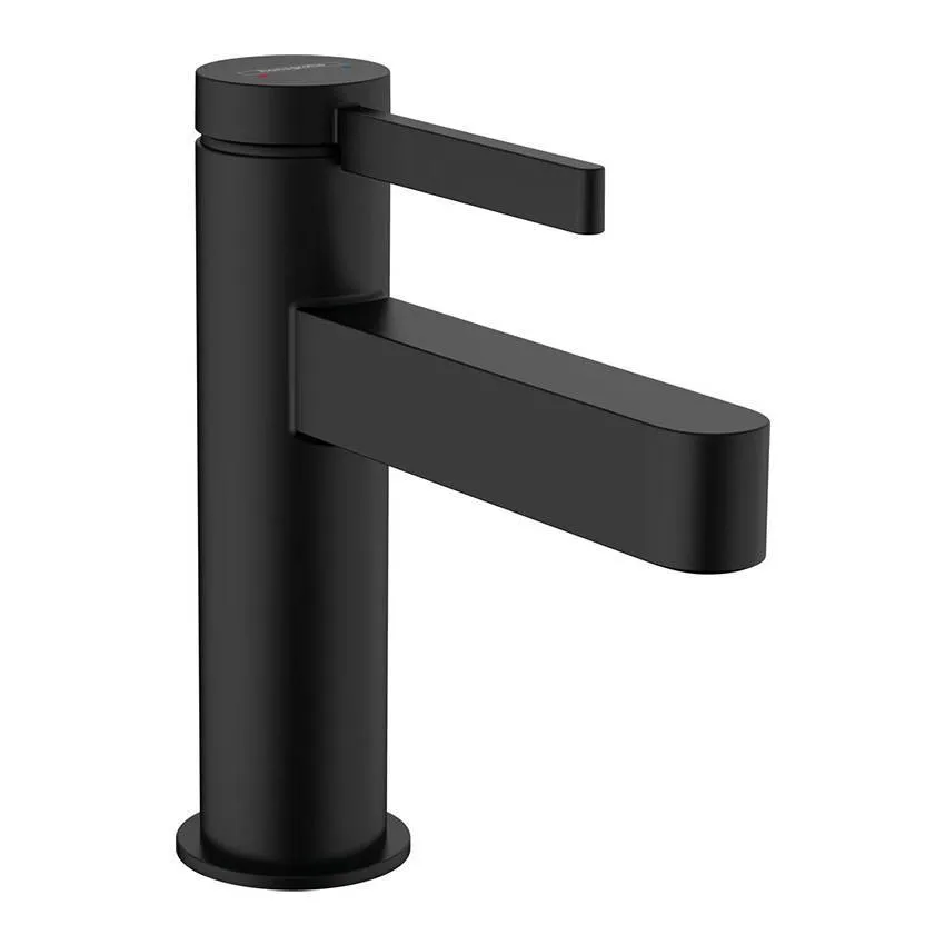 Смеситель для раковины Hansgrohe Finoris с донным клапаном Push-Open 76010670 черный матовый