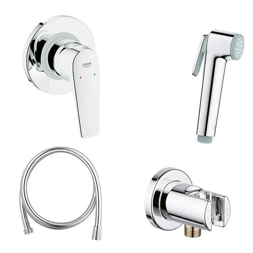 Встраиваемый смеситель Grohe BauFlow 124900 с гигиеническим душем
