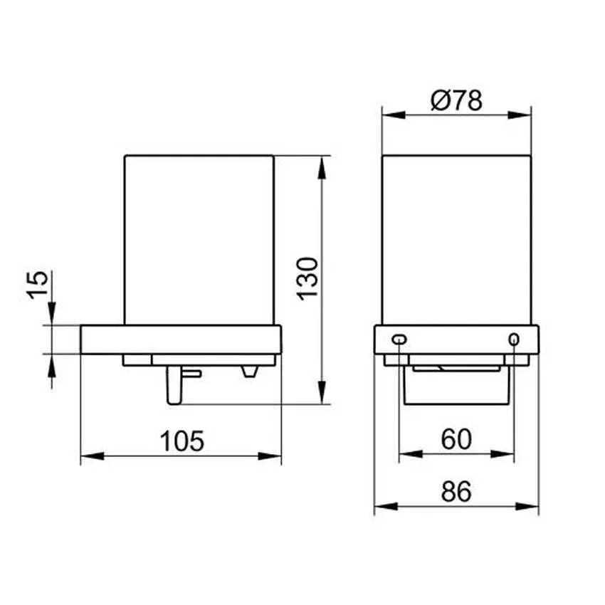 Дозатор Keuco Edition 90 19152019000 изображение