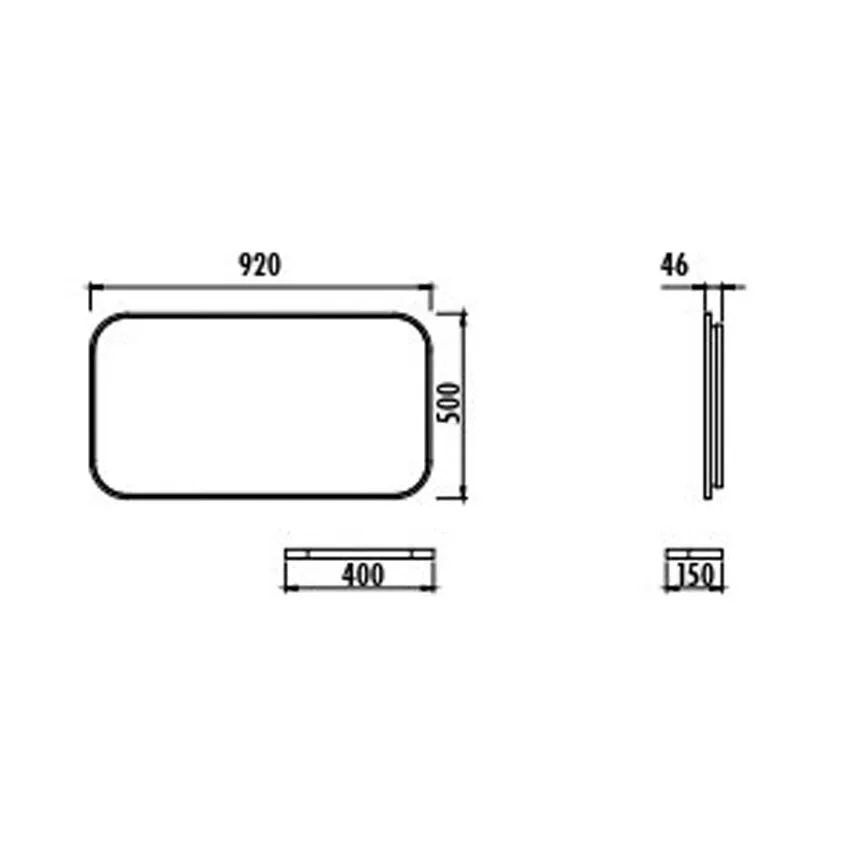 Зеркало Creavit Angel изображение