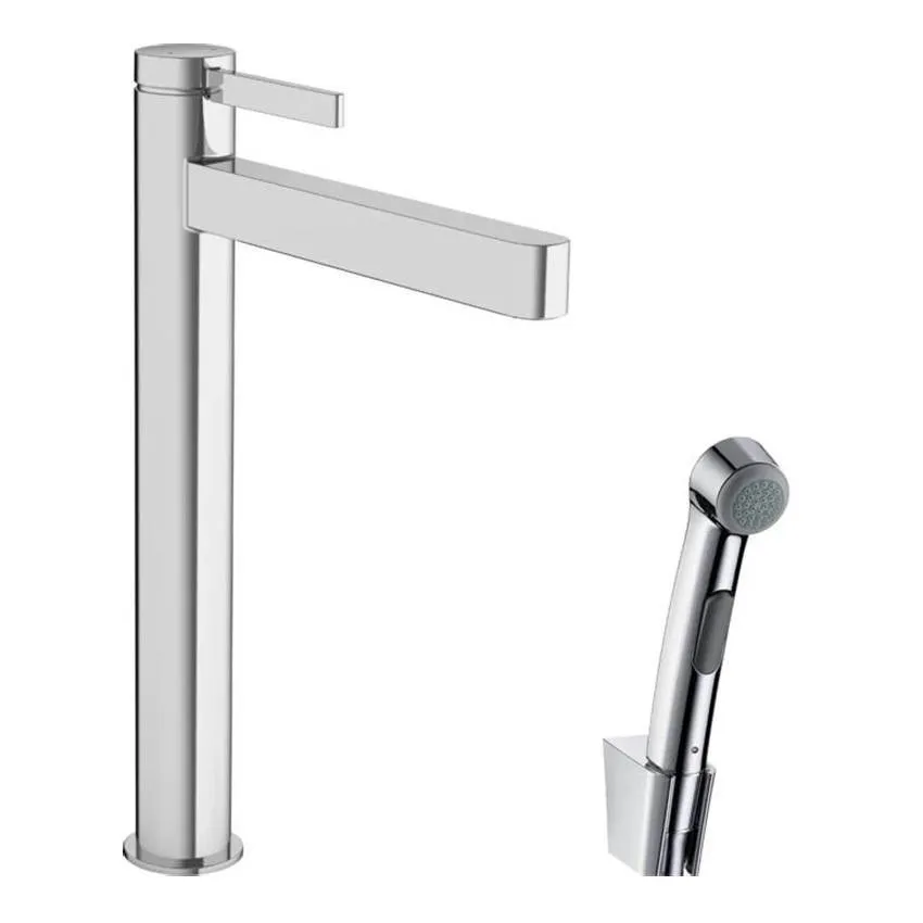 Смеситель для раковины Hansgrohe Finoris 260 с гигиеническим душем 76220000
