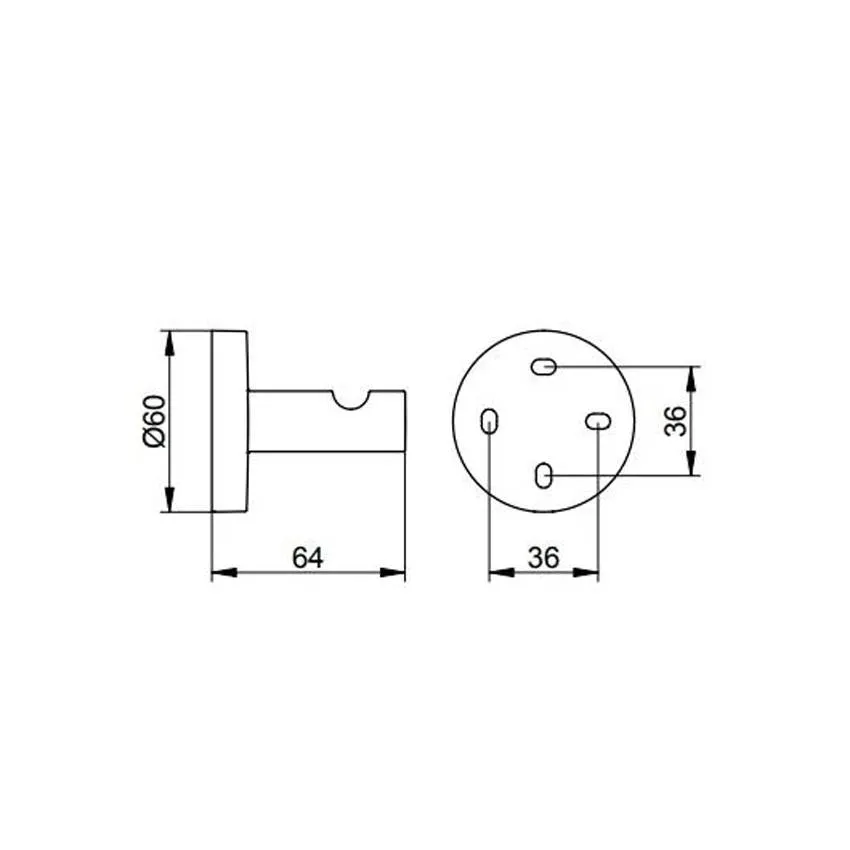 Крючок Keuco Edition 90 19014010000 хром изображение