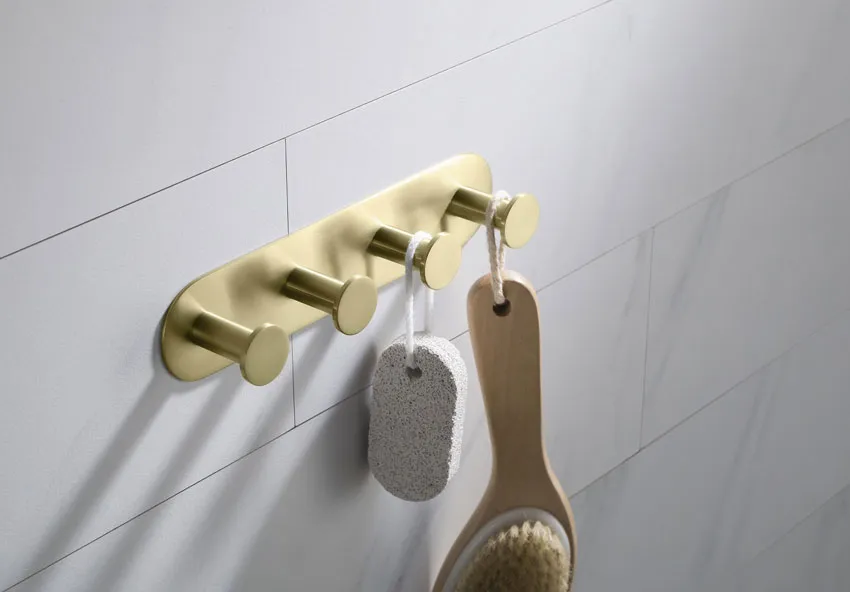 Вешалка-4 крючка Timo Saona 13015/17 золото матовое изображение