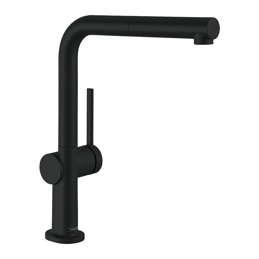 Смеситель для кухни Hansgrohe Talis M54 270 матовый черный (72809670)