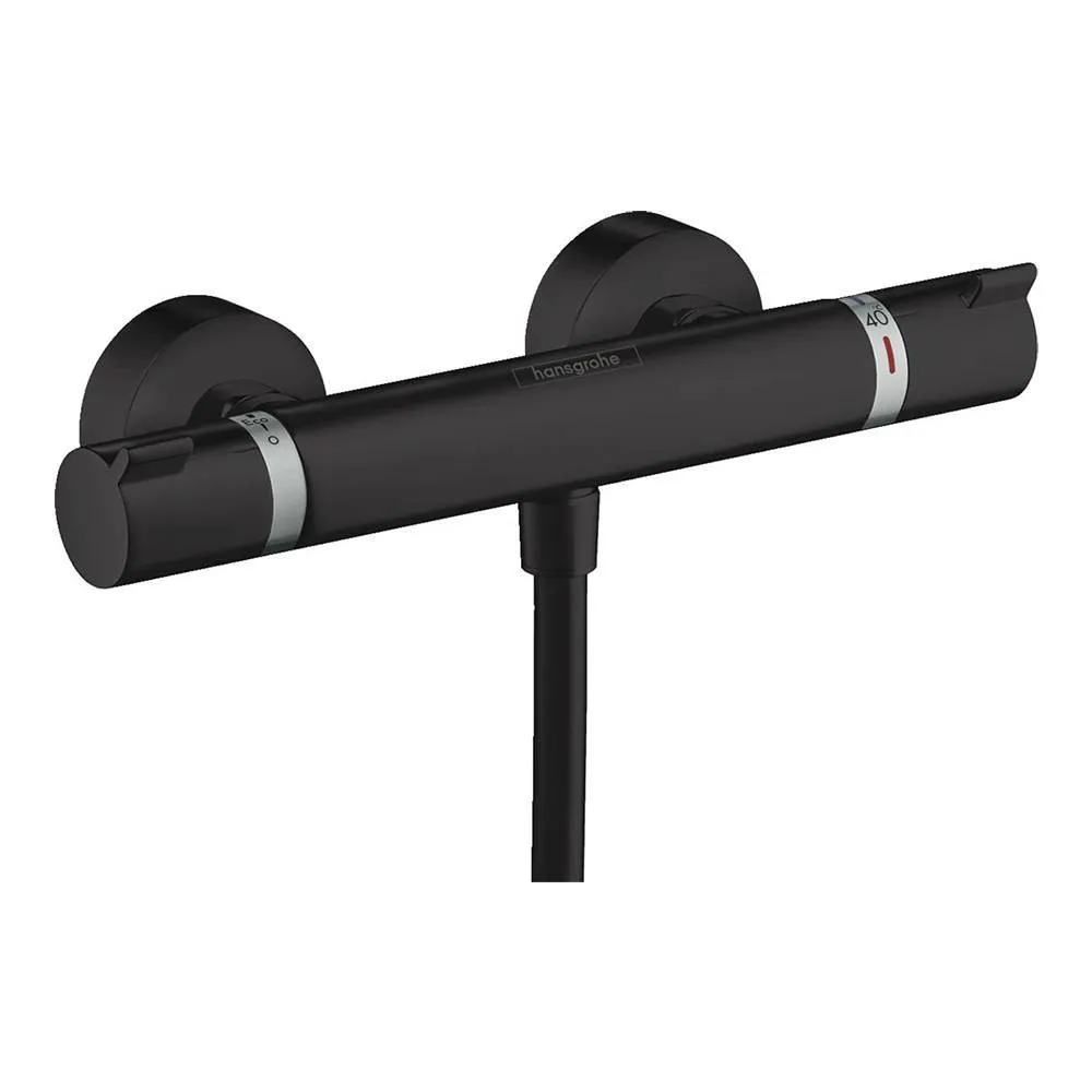 Термостат для душа Hansgrohe Ecostat Comfort внешнего монтажа 13116670 черный матовый