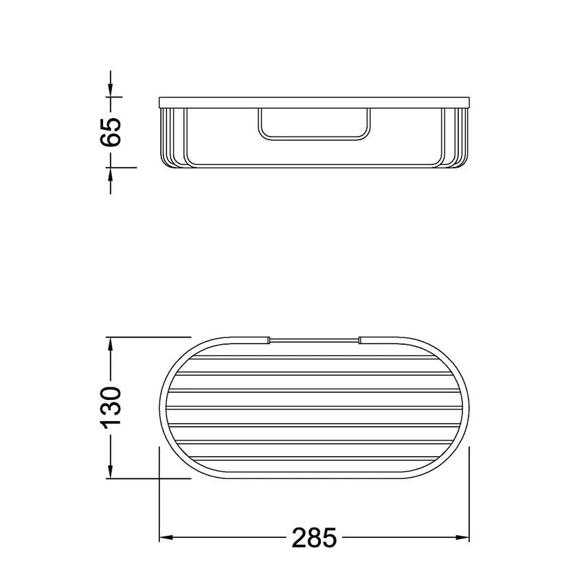 Полка для мочалок Timo Nelson 150078/00 хром изображение