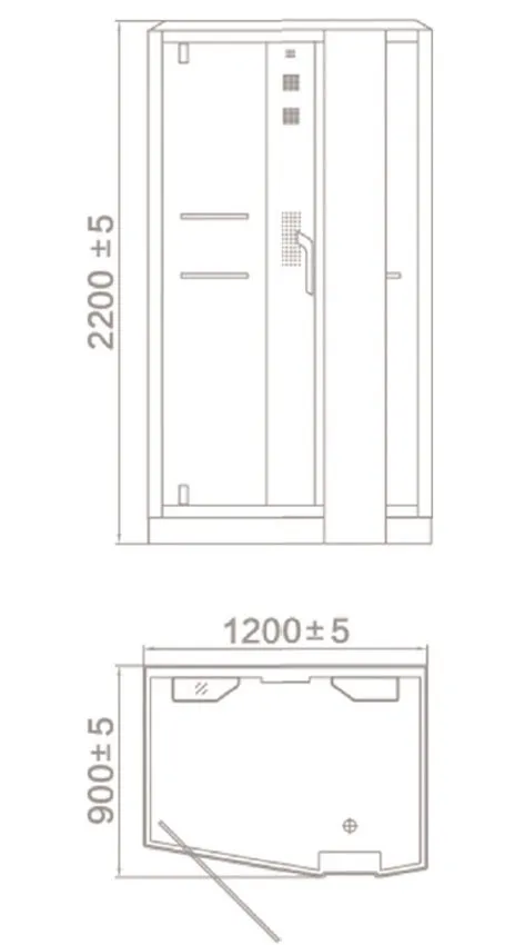 Душевая кабина Orans OLS-SR89105S white изображение