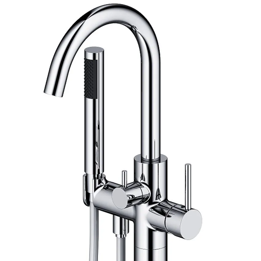 Смеситель напольный для ванны с душем Timo Saona 2310/00Y-CR хром изображение