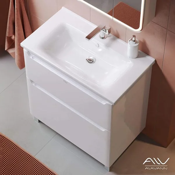 Комплект мебели Alavann Lana 80 белый изображение